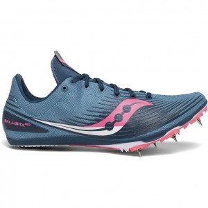 Blue Saucony Ballista MD Women's Running Shoes | EGYPT ARHIOX