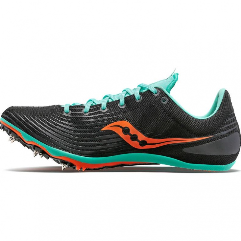 Black / Turquoise Saucony Ballista MD Women's Running Shoes | EGYPT VNOKJZ