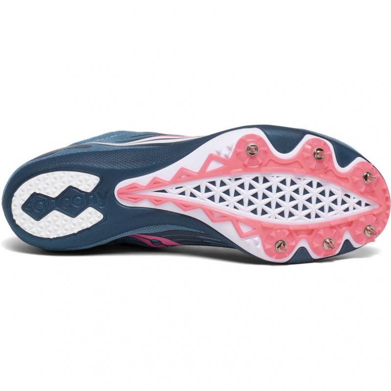 Blue Saucony Ballista MD Women's Running Shoes | EGYPT ARHIOX