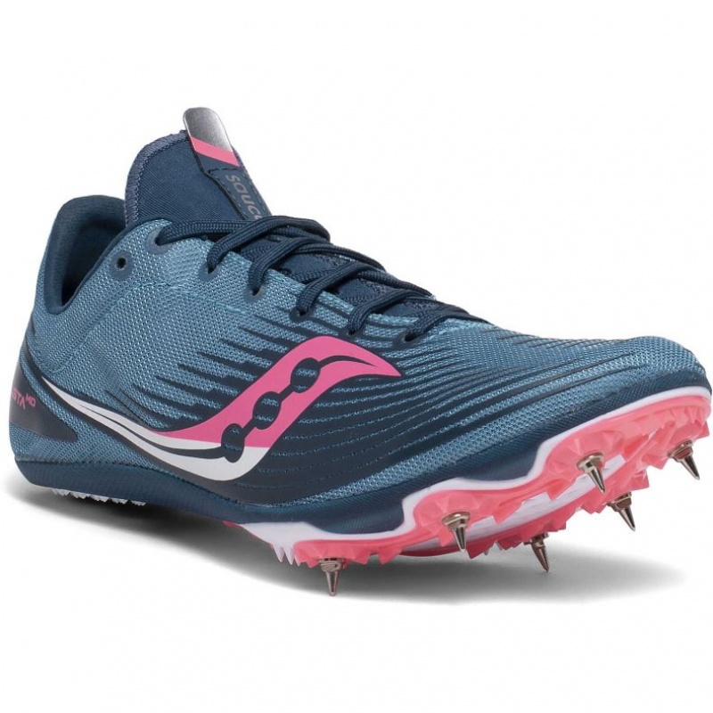 Blue Saucony Ballista MD Women's Running Shoes | EGYPT ARHIOX