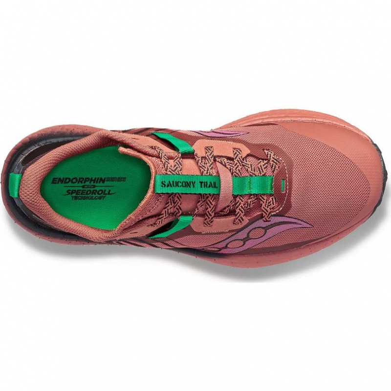 Coral Saucony Endorphin Edge Women's Trail Running Shoes | EGYPT XIHFVC