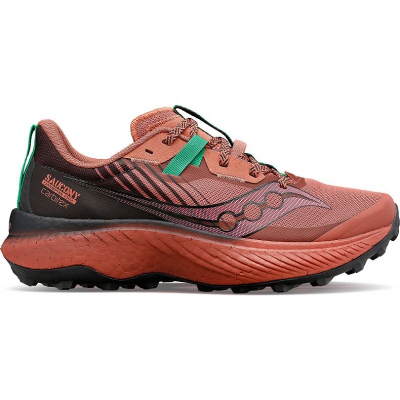 Coral Saucony Endorphin Edge Women\'s Trail Running Shoes | EGYPT XIHFVC