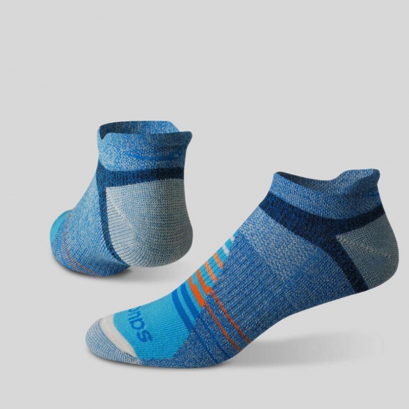 Multicolor Saucony Inferno Merino Wool Blend No Show 3-Pack Men\'s Socks | EGYPT LHKCVZ
