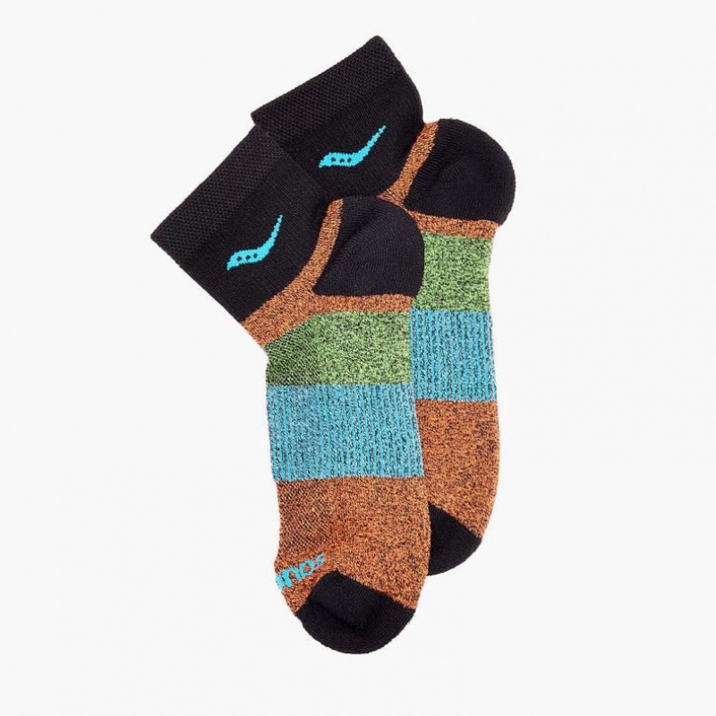 Multicolor Saucony Inferno Quarter 3-Pack Women's Socks | EGYPT KNVGLR