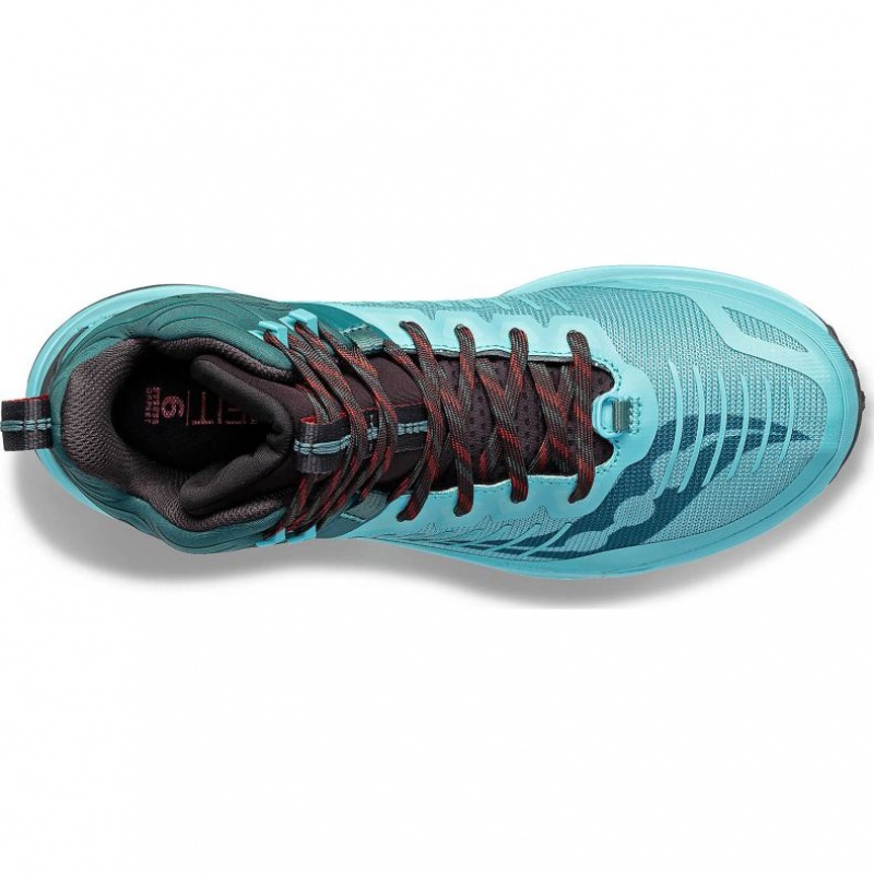 Turquoise Saucony Ultra Ridge GTX Men's Trail Running Shoes | EGYPT YAZEMX
