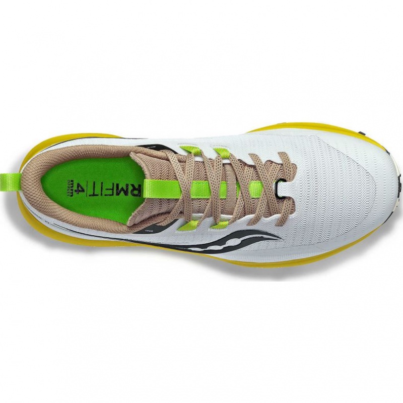 White Saucony Peregrine 13 Men's Trail Running Shoes | EGYPT KRVNYM